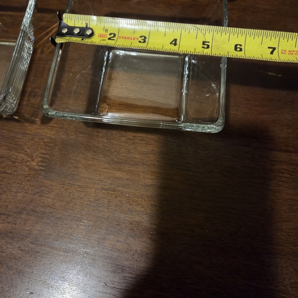 Libbey Clear Glass Square Bowl Set - Picture 5 of 7